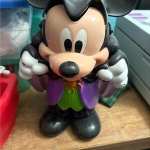 Disney Mickey Mouse Vampire Figure - Black, Purple, Green